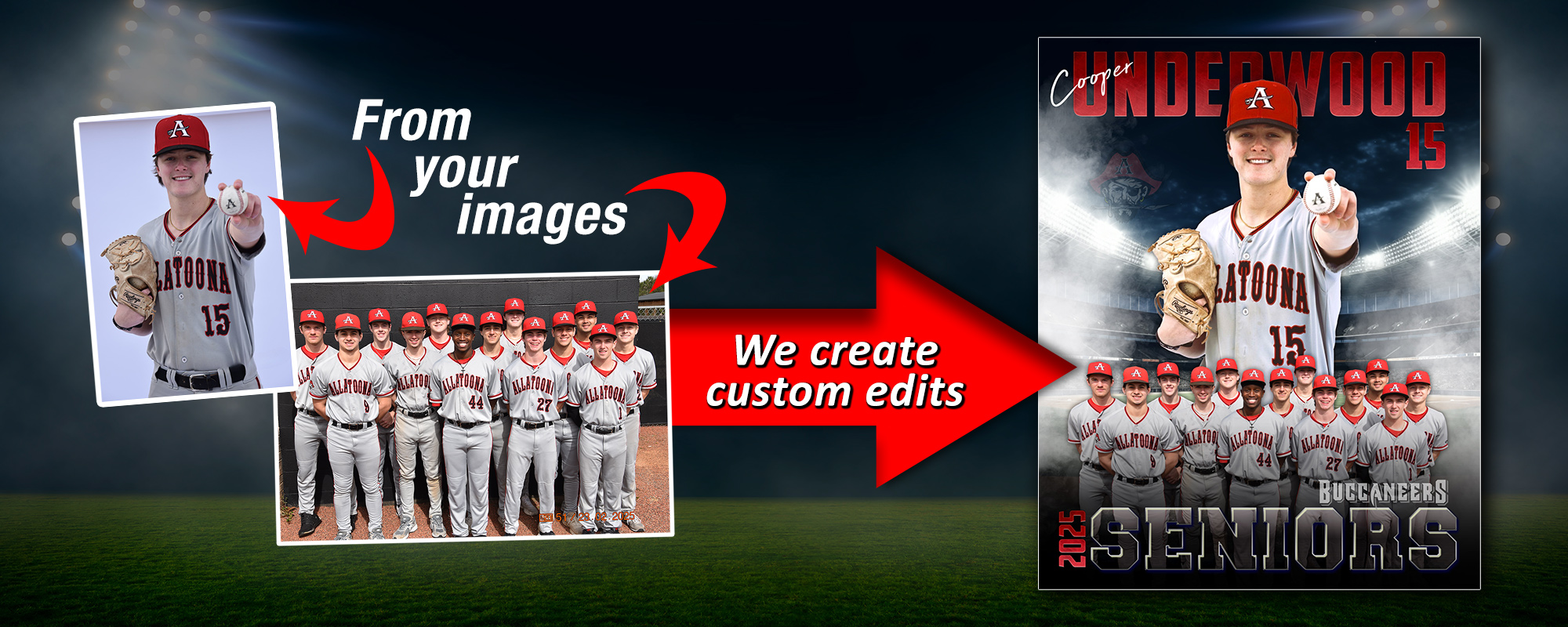 from your images we create custom graphics